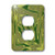 3dRose lsp_40617_6 Green Army Camouflage 2 Plug Outlet Cover