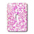 3dRose lsp_40798_1 Hawaiian White N Hot Floral Single Toggle Switch, Pink