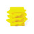 hand2mind Yellow Plastic Base Ten Blocks, Flats (Pack of 10)