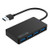 MMOBIEL 4-Port USB 3.0 Data Hub Compatible with MacBook Mac Pro/Mini iMac Surface Pro XPS Notebook PC USB Flash Drives Mobile HDD