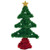amscan Hanging Tinsel 3D Tree | Christmas Decoration