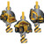 Birthday Zone Construction Party Blowers, 24 ct