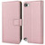 HOOMIL Compatible with iPod Touch 7 Case, iPod Touch 6 Case, iPod Touch 5 Case, Premium Leather Flip Wallet Case for Apple iPod Touch 5th/6th/7th Generation Cover (Rose Gold)