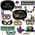 Big Dot of Happiness Mardi Gras - Masquerade Party Photo Booth Props Kit - 20 Count