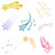 Shooting Stars Stencil - 4.5 x 4.5 inch - Reusable Celestial Shooting Star Wall Stencils Template - Use on Paper Projects Scrapbook Journal Walls Floors Fabric Furniture Glass Wood etc.
