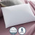 Sleep Innovations Classic Memory Foam Standard Size Pillow with Breathable Knit Cover, Made in the USA with a 5 Year Warranty, White