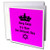 3dRose Set of 12 Greeting Cards, Image of Keep Calm Bat Mitzvah in Fuchsia/Black (gc_174438_2)