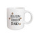 3dRose 153870_1 Boston Terrier Dog Dad Mug, 11 oz, Ceramic