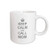 3dRose 157696_1 Keep Calm and Call Mom Mug, 11 oz, Ceramic