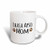 3dRose 154153_5 Lhasa Apso Dog Mom Mug, 11 oz, Red