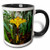 3dRose 131939_4 Comet Moth, Madagascar Mug, 11 oz, Black