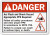 "Danger - Arc Flash And Shock Hazard, PPE Required" Label By SmartSign | 3.5" x 5" Laminated Vinyl