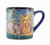 Paw Palettes Yorkshire Terrier Bonet Ceramic Mug, 16-Ounce
