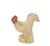 Creative Co-op Vintage Reproduction Distressed White Finish Magnesia Rooster