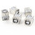 uxcell 5 Pcs USB Female Type-B Jack 4-Pin 90 Degree PCB DIP Socket Connector