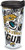 Tervis 1304798 NFL Jacksonville Jaguars All Over Insulated Tumbler with Wrap and Black Lid, 24oz, Clear