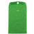JAM PAPER 6 x 9 Open End Catalog Colored Envelopes with Clasp Closure - Green Recycled - 100/Pack