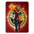Marvel Captain Marvel, "Supernatural Science" Micro Raschel Throw Blanket, 46" x 60", Multi Color