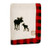 Trend Lab Northwoods Framed Receiving Blanket, Moose Applique