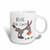 3dRose 115583_1 Kick Brain Cancer In The Ass Awareness Ribbon Cause Design Ceramic Mug, 11 oz, White
