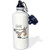 3dRose Kick Multiple Sclerosis in The Ass Awareness Ribbon Cause Design Sports Water Bottle, 21 oz, White