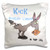 3dRose pc_115643_1 Kick Prostate Cancer in The Ass Awareness Ribbon Cause Design-Pillow Case, 16 by 16"