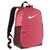 Nike Kids' Brasilia Backpack, Kids' Backpack with Durable Design & Secure Storage, Rush Pink/Black/White