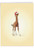 NobleWorks - Zoo Babies Giraffe - Jumbo Animal Christmas Card for Kids, Xmas Greeting with Envelope (8.5 x 11 Inch) J6726FXSG