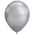 Qualatex 7" Chrome Silver Round Latex Balloons 100ct
