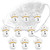 amscan Christmas Snowmen Paratroopers, 10 Ct. | Party Favor