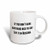 3dRose 221854_2 If You Don't Have Anything Nice Say It in Russian Mug, 15 oz