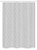 Ambesonne Grey Stall Shower Curtain, Simple Linear Regular Pattern Soft and Geometric Theme Linked Cubes Modern Graphic Print, Fabric Bathroom Decor Set with Hooks, 54" X 78", Grey