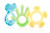 Nuby 3 Step Teether Set, BPA - Neutral - Assorted Colors