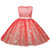 Tsyllyp Girls Princess Party Tutu Dress Snowflake Costume Christmas Gown Red