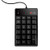 MCSaite Wired USB Numeric Keypad - 23 Keys Mini Number Pad - Cable Length 1.7M - Portable Slim for Laptop Desktop Computer PC