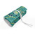 Ambesonne Turtle Pencils Case Wrap Roll Holder, Underwater Wildlife Composition with Wavy Ocean and Colorful Animals with Shells, Durable & Portable Canvas Pencil Organizer, 72 Loops, Turquoise