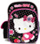 Hello Kitty Girl's Flowers Black/Pink 10