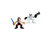 Star Wars 2009 Galactic Heroes 2-Pack Tattooed Anakin and Clone Trooper