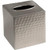 Monarch Abode Pewter Monarch Hand Hammered Metal Tissue Box Cover