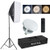 ?Upgrade LED? MOUNTDOG Softbox Photography Lighting Kit 19.7"X27.5" 45W Adjustable Brightness and 3 Color Temperature with Remote Control for Professional Photography