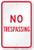 SmartSign "No Trespassing" Sign | 12" x 18" 3M Engineer Grade Reflective Aluminum