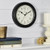 FirsTime & Co. Black Essential Wall Clock, 8.5"