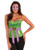 Rubie's Women's TMNT Classic Costume Sequined Donatello Corset, Green, Small