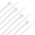 uxcell Nylon Cable Ties 16 Inch Self-Locking Zip Ties 0.2 Inch Width White 50pcs