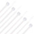 uxcell Nylon Cable Ties 10 Inch Self-Locking Zip Ties 0.16 Inch Width White 100pcs