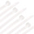 uxcell Nylon Cable Ties 10 Inch Self-Locking Zip Ties 0.3 Inch Width White 50pcs