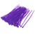 uxcell Nylon Cable Ties 4 Inch Self-Locking Zip Ties 0.09 Inch Width Purple 500pcs