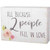 Carson People Fell in Love Bridal Table Block