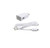 Samsung Cell Phone Combo Pack for Galaxy S4/Alpha/Note 4/Note Edge/S6/S6 Edge - Non-Retail Packaging - White