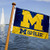 College Flags & Banners Co. Michigan Wolverines Boat and Nautical Flag